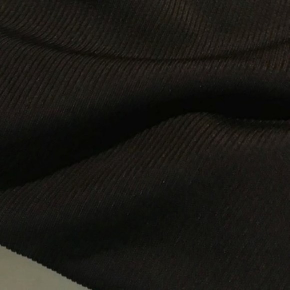 TOPSHOP NWT Black Grommet Laced LBD Stretch Dress! 8 NEW midi bodycon lycra NEW! - Picture 6 of 6